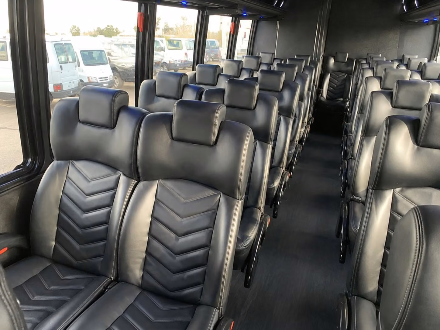18 passenger minibus inside