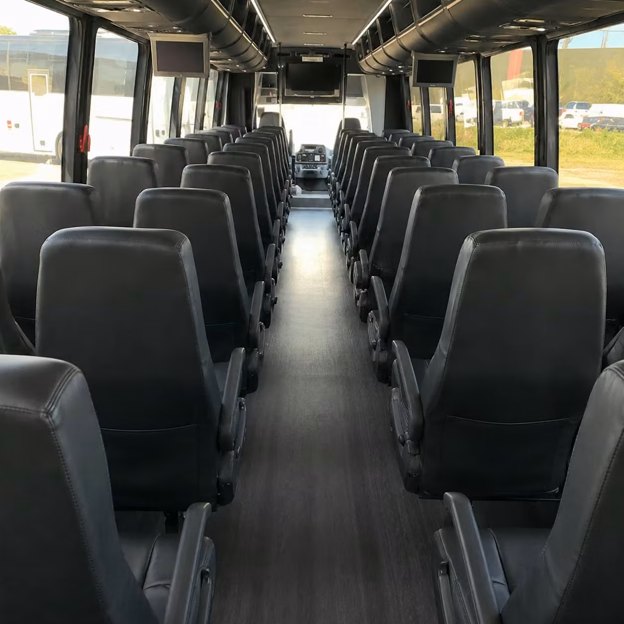 28 passenger minibus interior