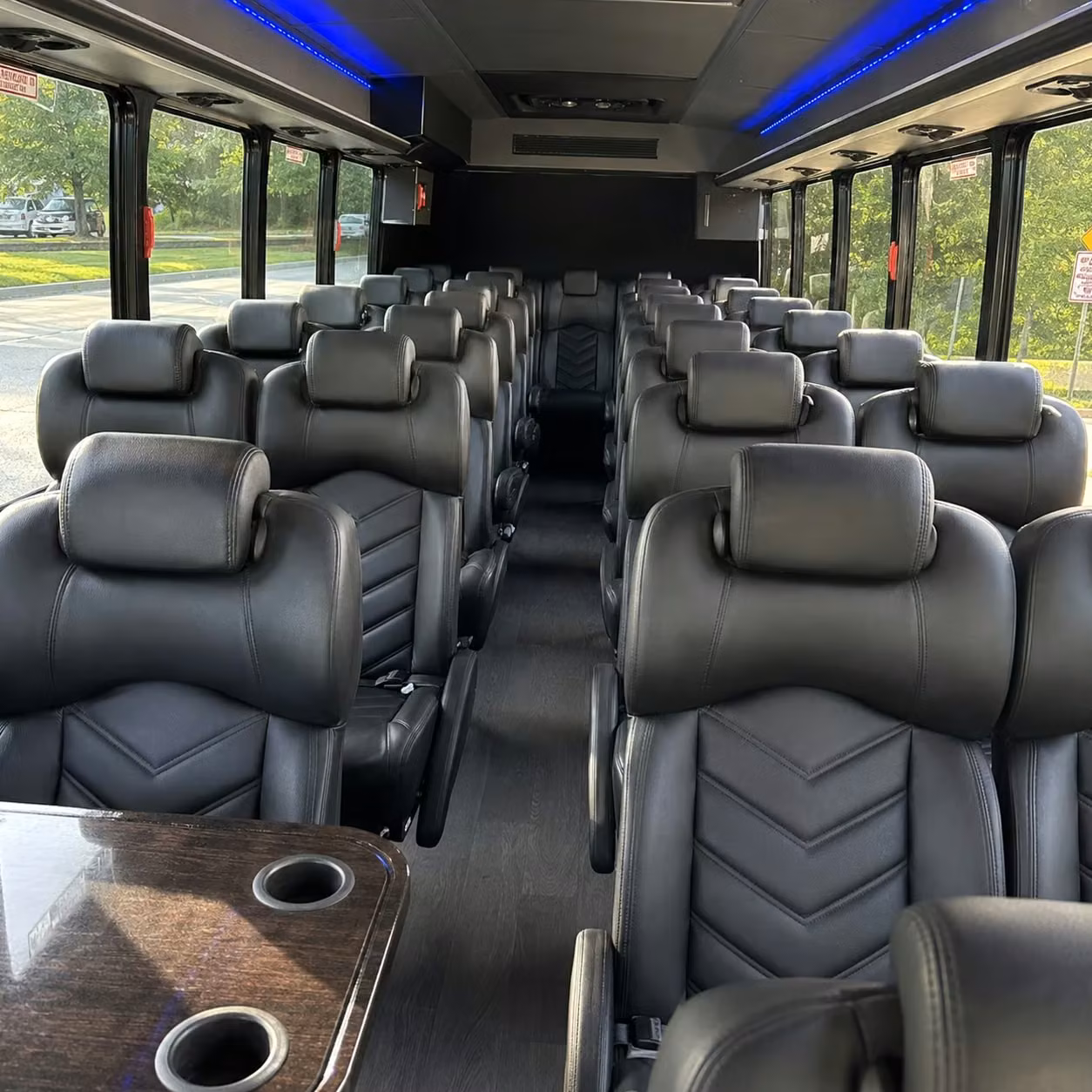 35 passenger minibus interior