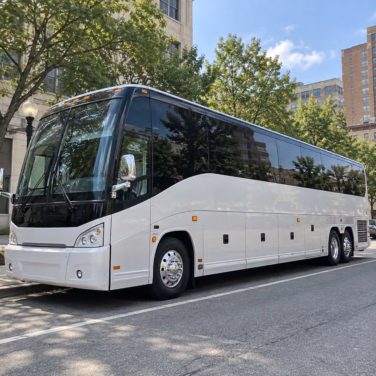 get a charter bus for large wedding receptions at thornton s most popular venues
