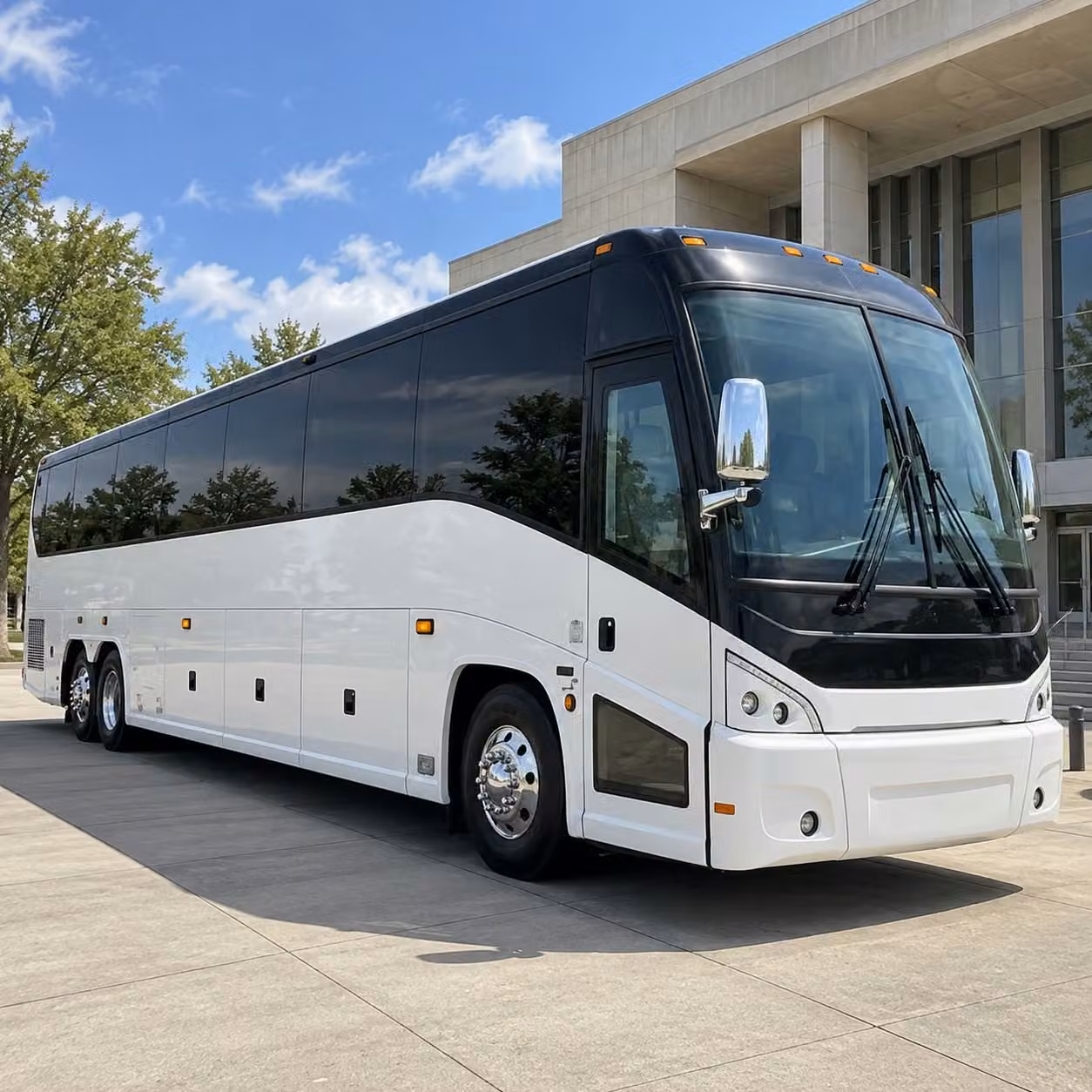 getting your bridal party to the venue in thornton is easy with the right bus
