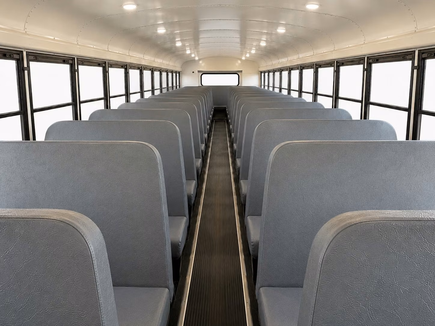 school bus inside