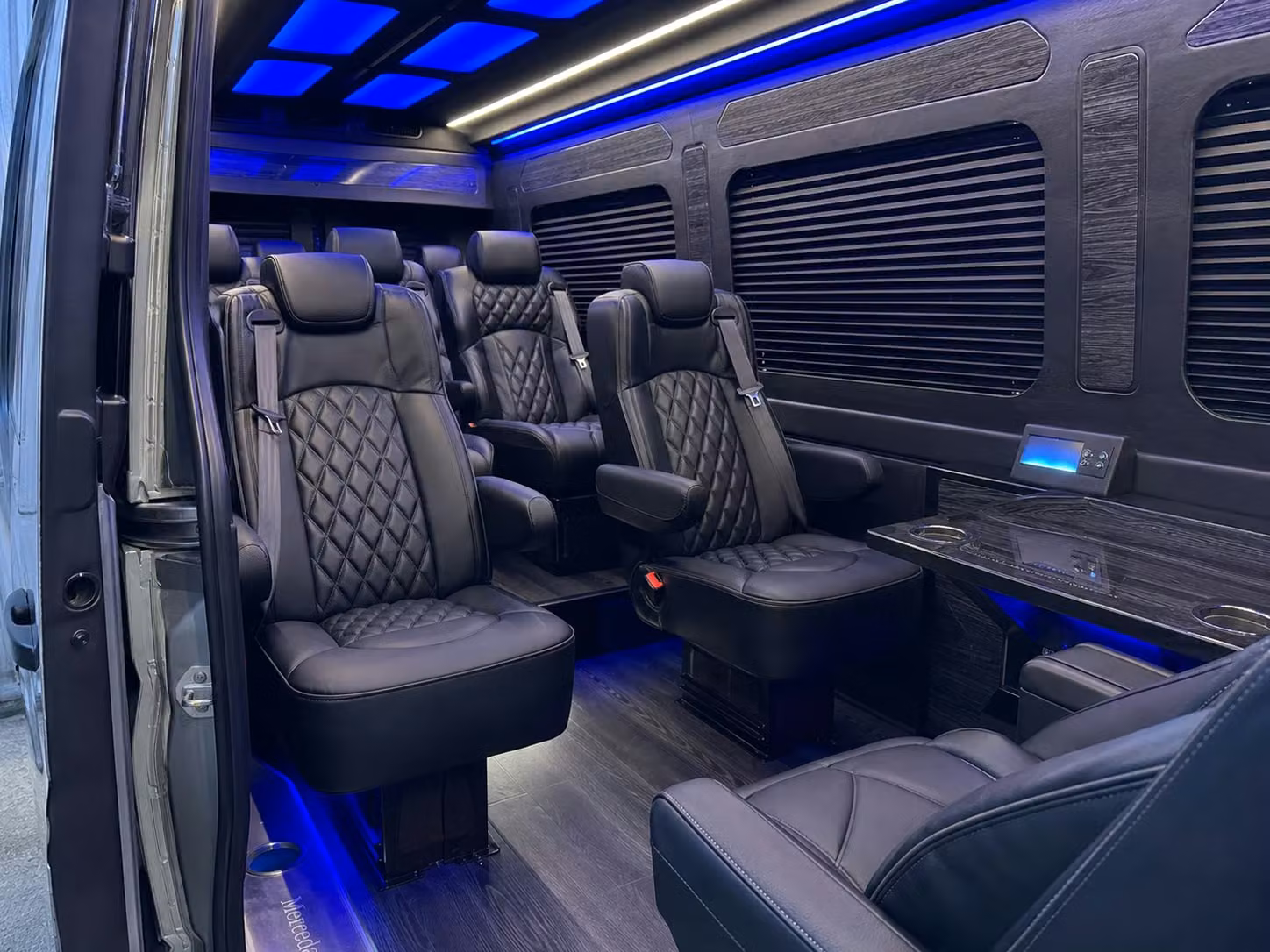 sprinter van transportation for groups and events across thornton